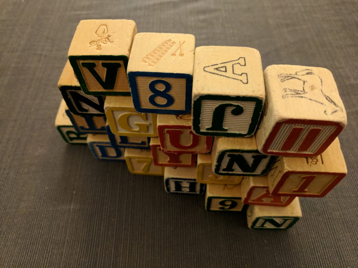 Playing with blocks