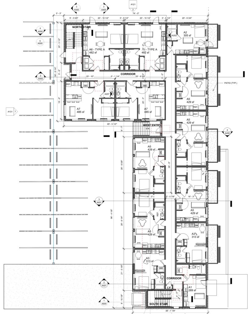 Denver Apartment Architect unit plan