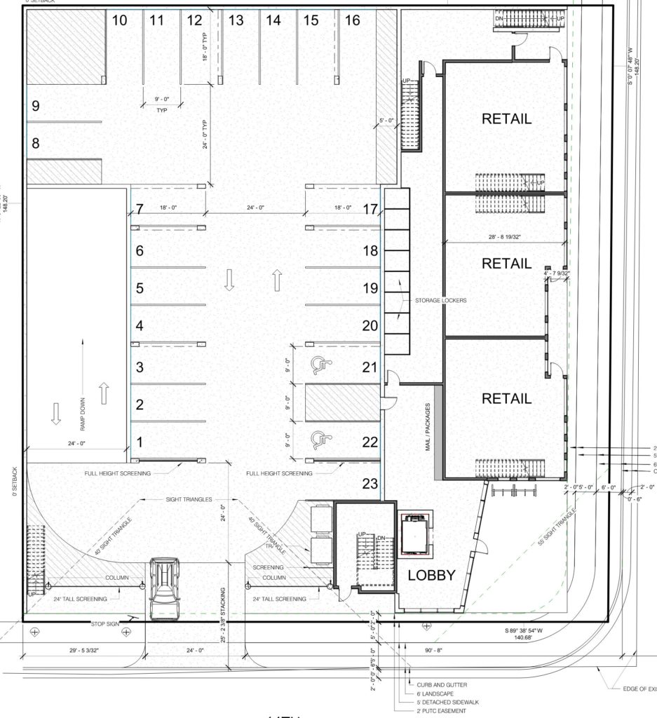Lakewood apartments architect site plan concept