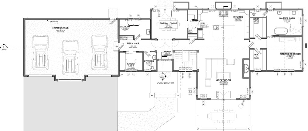 Parker Custom Home Architect Floor Plan