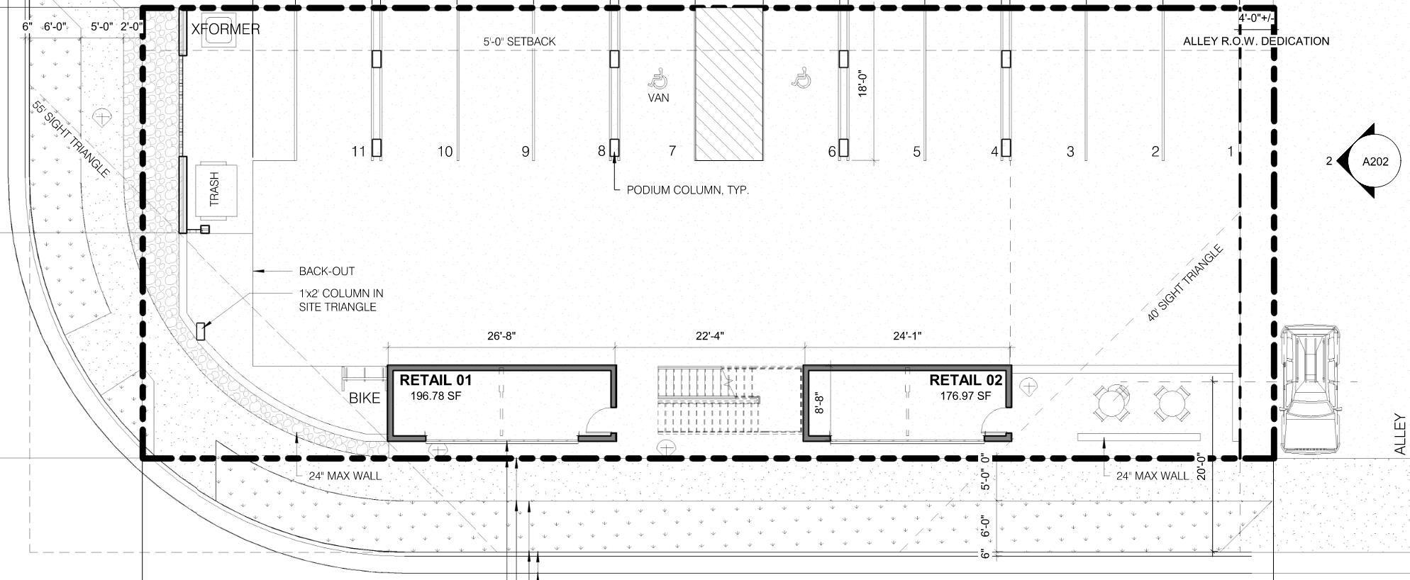 Small Lakewood Apartments - MUES architecture - 8 Walk-up Units